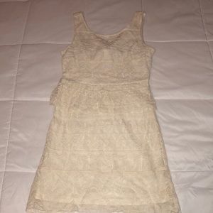 Cream lace dress